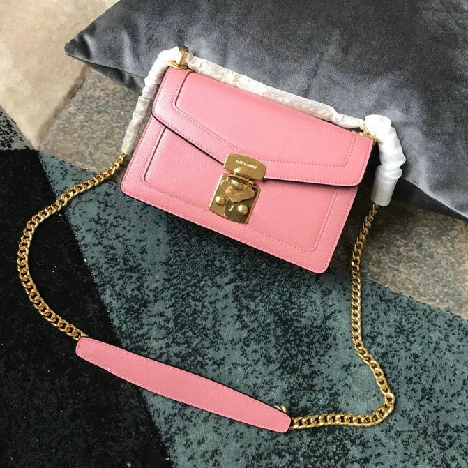 Pink Miu Miu Crossbody Chain Strap