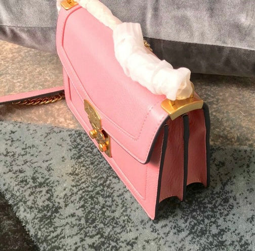 Pink Miu Miu Crossbody Chain Strap